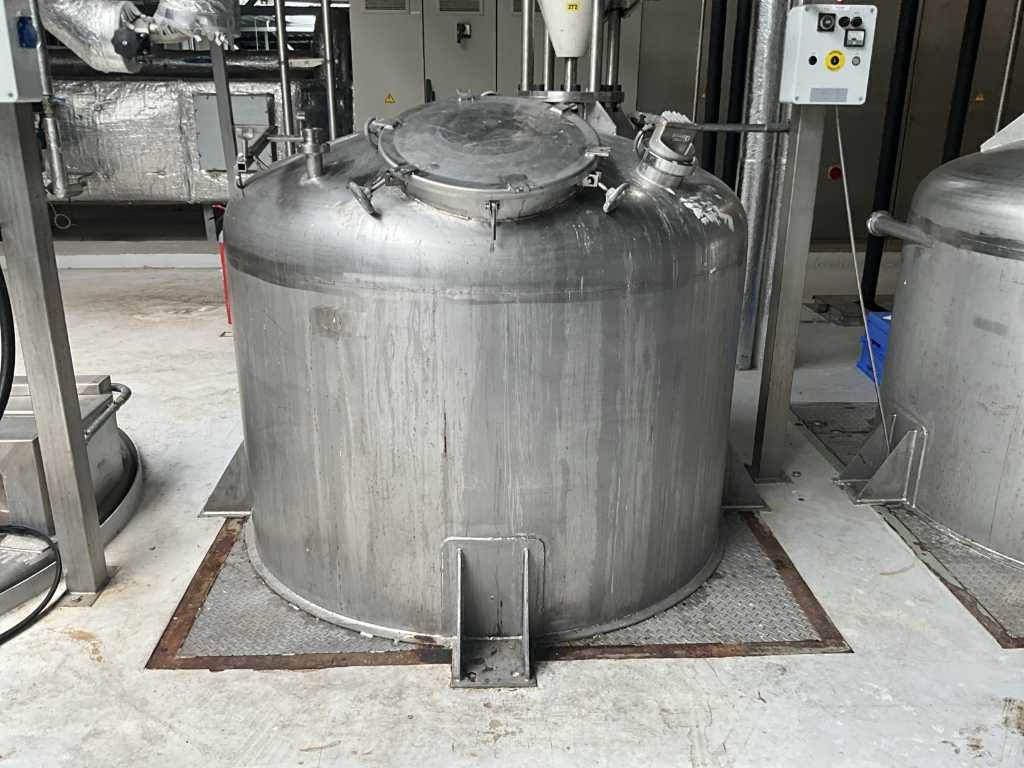 Bollitore di miscelazione in acciaio inox capacità 2,5 ton