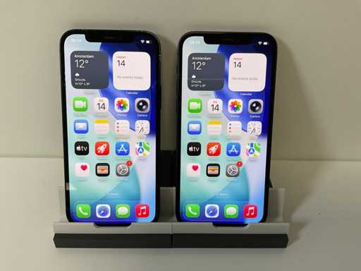 Apple iPhone 12 - 128GB - Nero (2x)