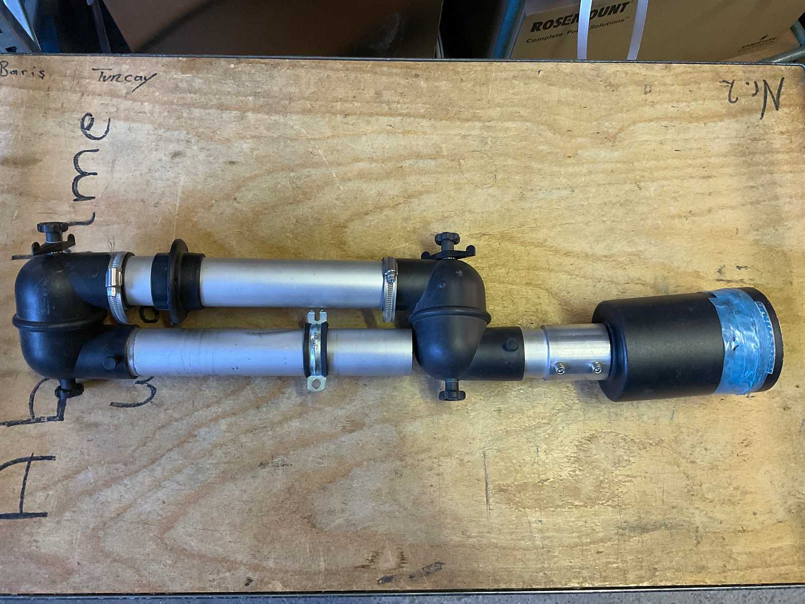 D50 Exhaust Arm with Silencer – Alsident – 50-21-1-23-050 – 2012