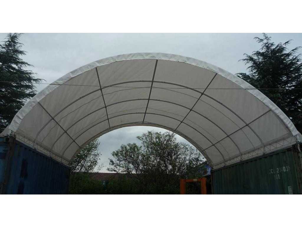Greenland - 6 x 6 x 2 meters - container canopy 20ft