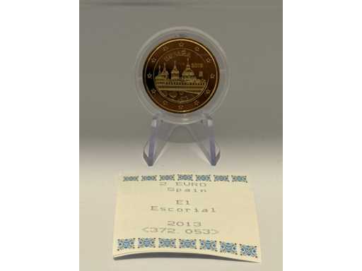 2 Euro Commemorative Coin Gold Plated Spain Greece 2011 Special Olympics