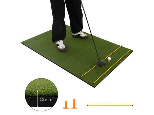 5 x 3 ft. Indoor and Outdoor Artificial Grass Golf Training Mat, 20 mm