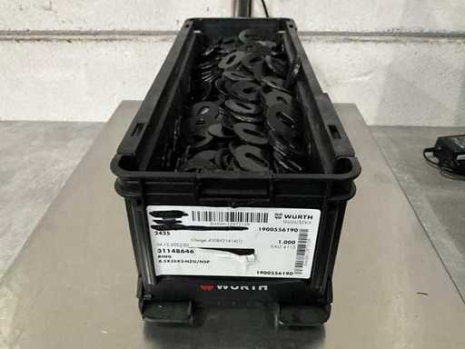 Würth 16.44 kg Ring 8,5 x 35 x 2 in stapelbare bak