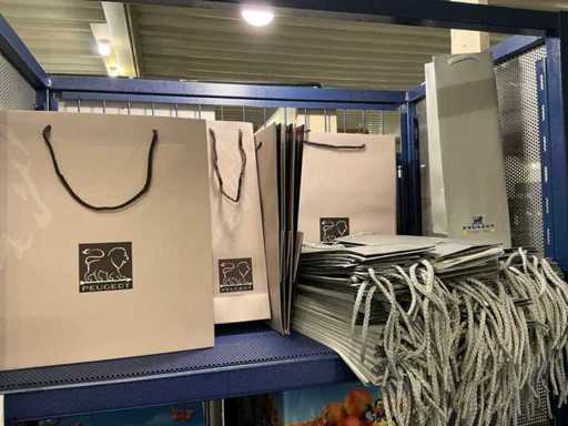 Batch of various packaging materials