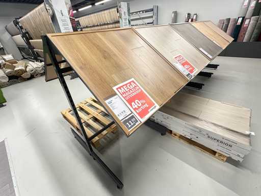 Presentatierek voor vloerdelen