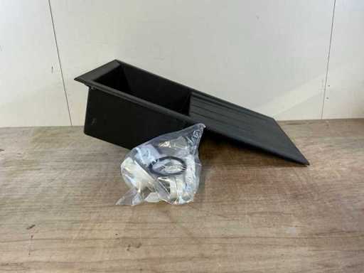 CUBE 1 Schüssel Schwarz EEAD080R06P Spülbecken