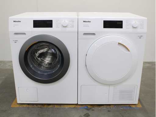 Miele W1 Excellence Waschmaschine & Miele T1 Excellence EcoSpeed Trockner