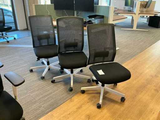 Markant M2 wit Bureaustoel (3x)