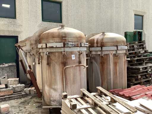 Hydraulische Autoklaven aus Edelstahl (6x)