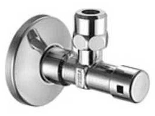 Valve d’arrêt angulaire Schell avec rosette et bouton dissimulé en chrome 3/8x10mm (10x)
