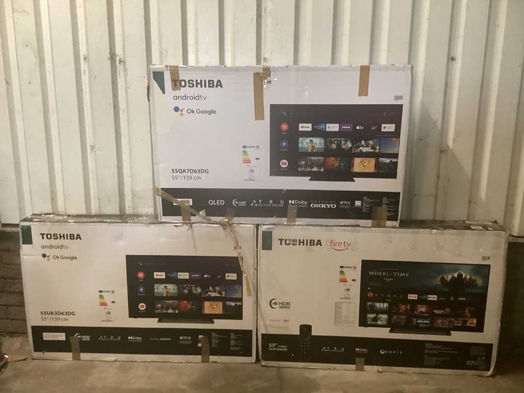 Toshiba - QLED - 55 inch - Televisies (3x)