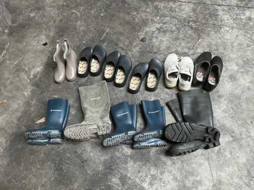 Cizme de ploaie și mocasini (11x)