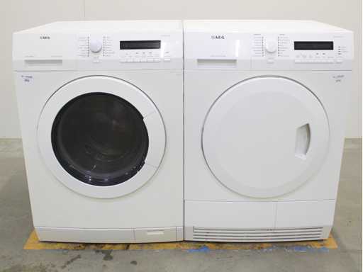 AEG Lavamat Exclusive Protex Wasmachine & AEG Lavatherm Protex Wasdroger