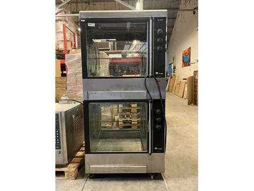 Fri-Jado TG550-M - Professionele Dubbele Rotisserie / Kippenoven