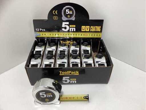 Werkzeugpack-Maßband 5 Meter (12x)
