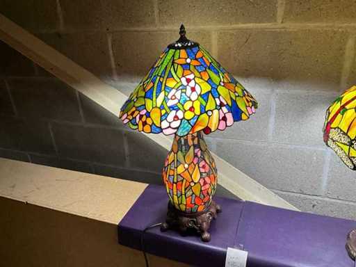 Tiffany Lampă de masă Art Deco