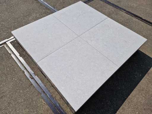 Keramische tuintegels (ca.14.4m²)