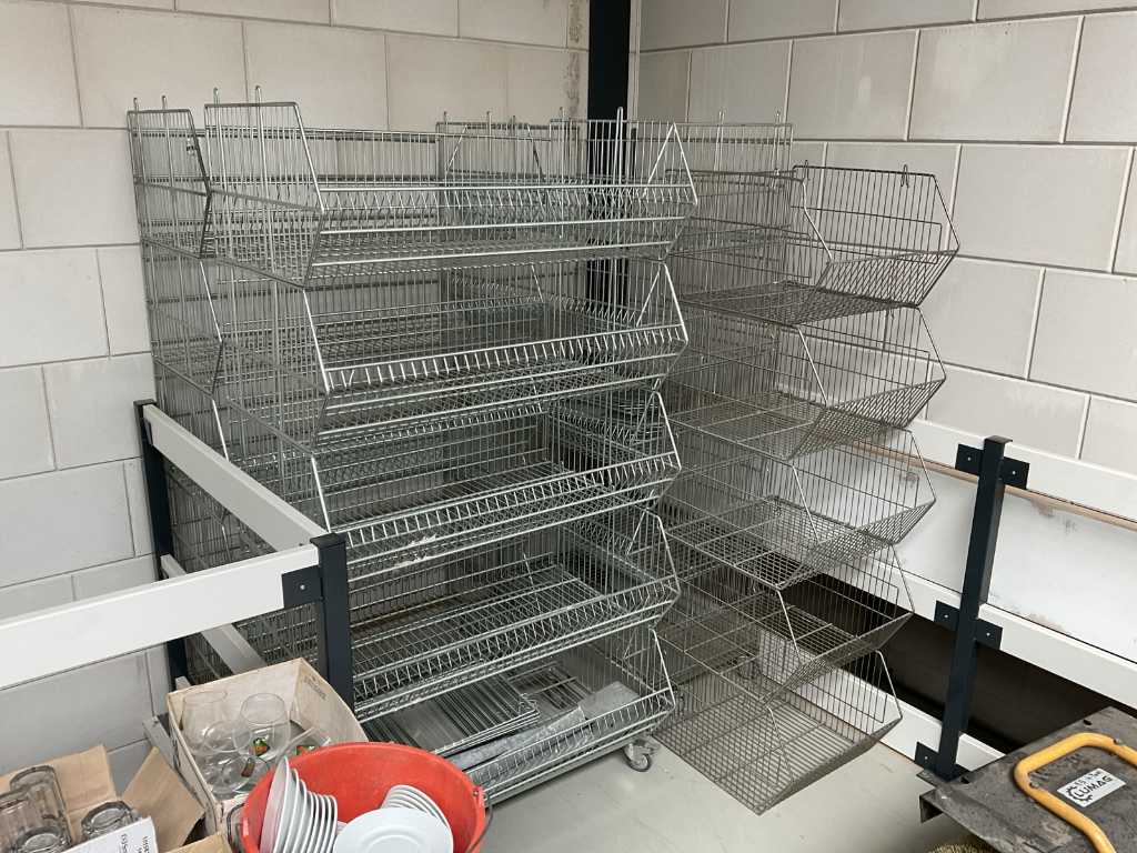 Warehouse mesh trays (20x)