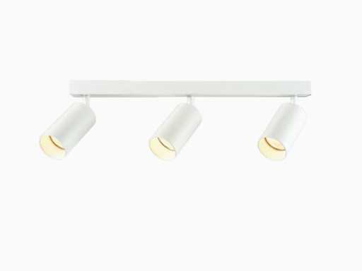 GU10 Spot apparent Luminaire triple rotatif (8x)