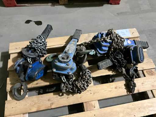 Tractel 1,5T Kettenhebe (4x)