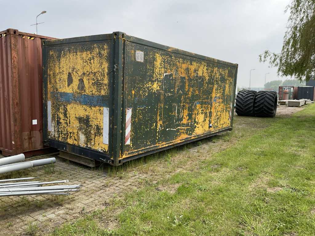 container 20 ft  met inboedel