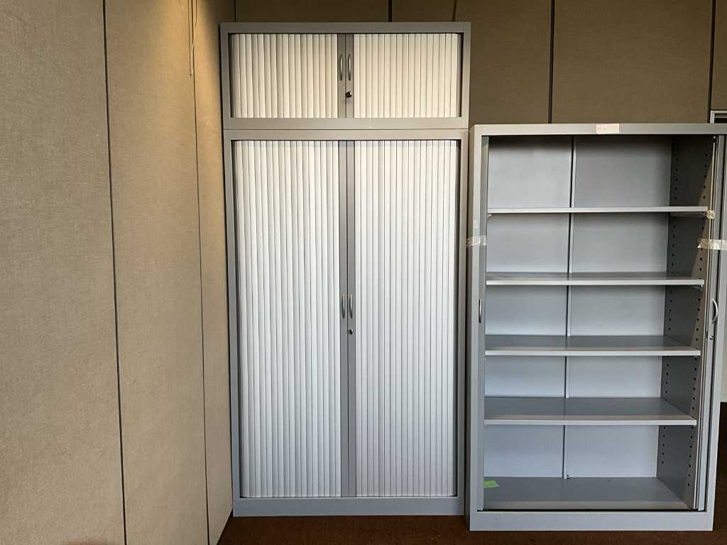 2x Roller shutter box 100x198 + Top cabinet