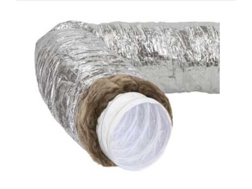 Panflex Master ISO AKS Geluiddempende ventilatieslang D125mm L10 (8x)