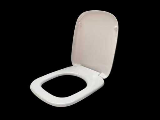 Toiletzitting duroplast softclose wit