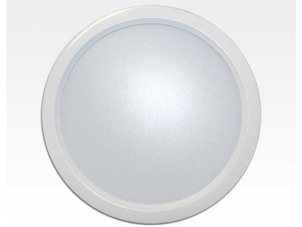 Liquidazioni Vendita - Confezione da 48 Pezzi - Faretto LED da Incasso 18W Bianco Rotondo Dimmerabile Bianco Caldo / 2700-3200K 1800lm 230VAC IP43 120Gradi