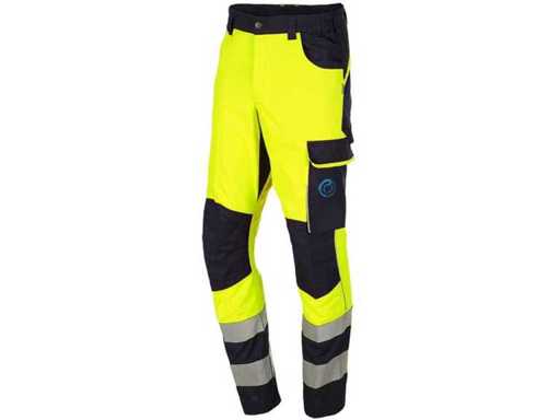 Sioen - Turup - pantaloni de lucru hi-vis, mărimea galbenă 44 (5x)