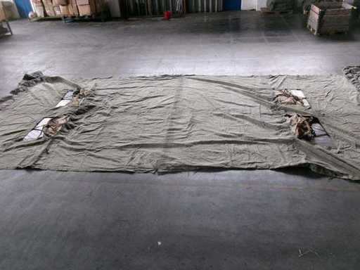 Zeltplane, ca. 8 x 3,5 m, gebraucht (G1) 
