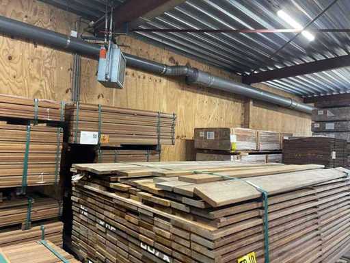 Planches Guyana Ipé rabotées 2000x90x15mm (171x)