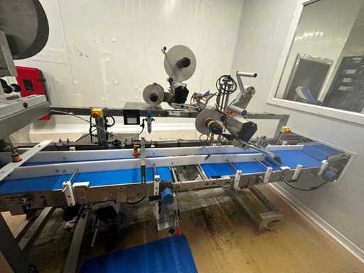 2020 HERMA 500 10 16 Dubbele Transportbandlabelmachines