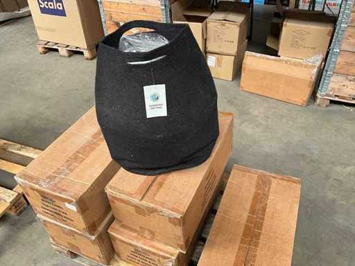 Fair Trade jute laundry bag zwart 32 x 28 x 60cm (29x)