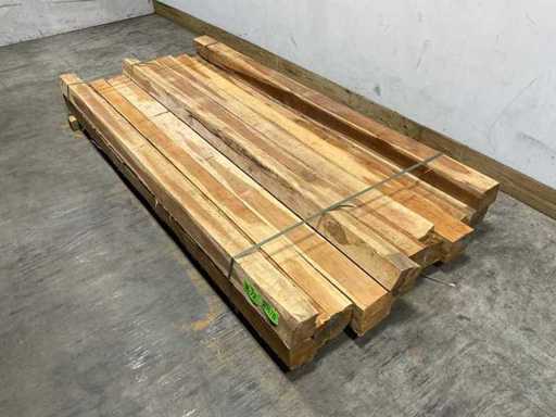 Belka tekowa 230x8-15 cm (13x)