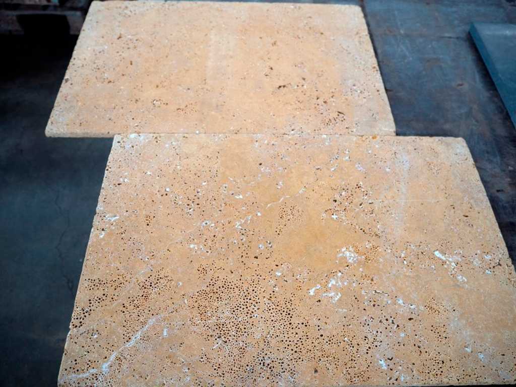 Natural stone tiles 37m²