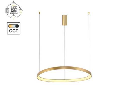 Lampade pendante Auren 82cm 70W LED CCT 3 couleurs et 3 étapes (1x)