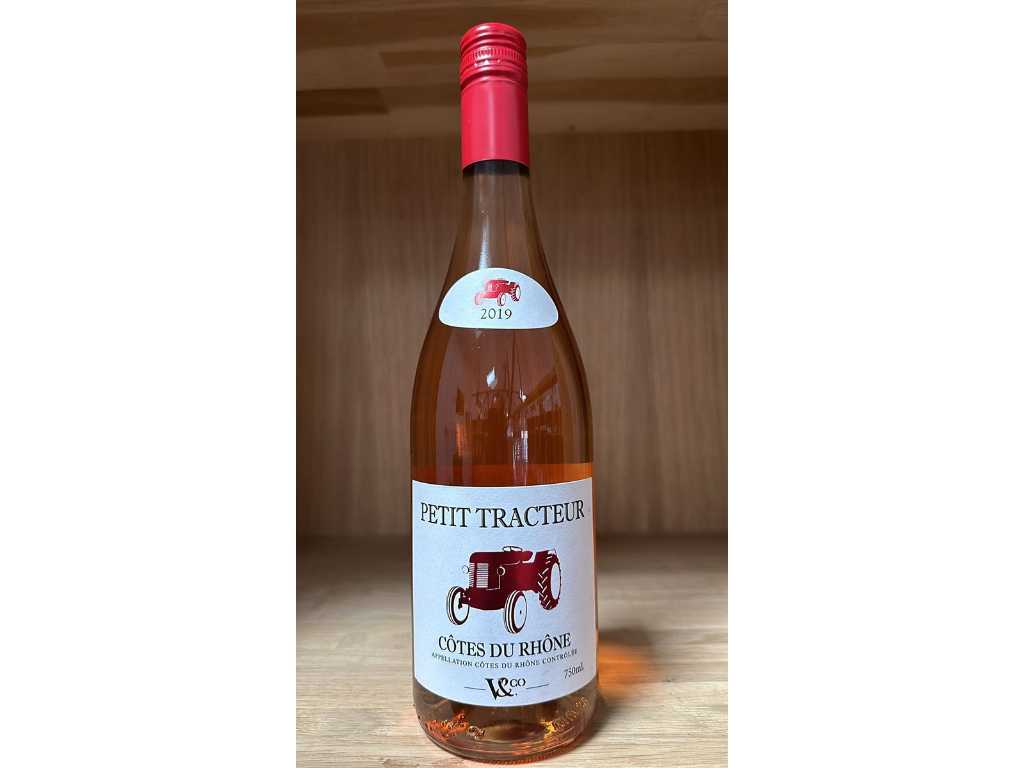 2019 - PETIT TRACTOR - CÔTES DU RHÔNE - Rosé wijn (150x)