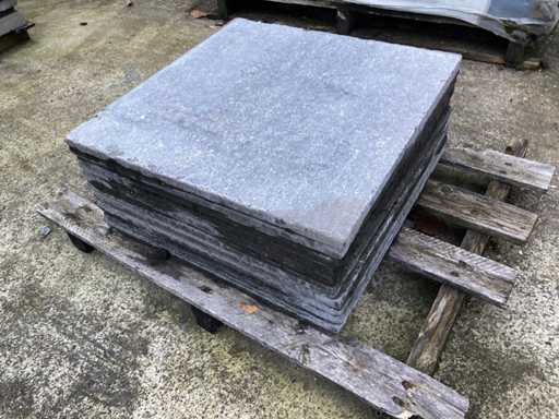 5 pallet di calcare blu belga 