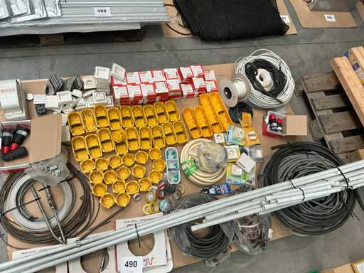 batch of electrical installation material