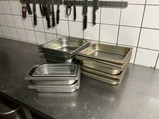 Gastronorm tray various (15x)