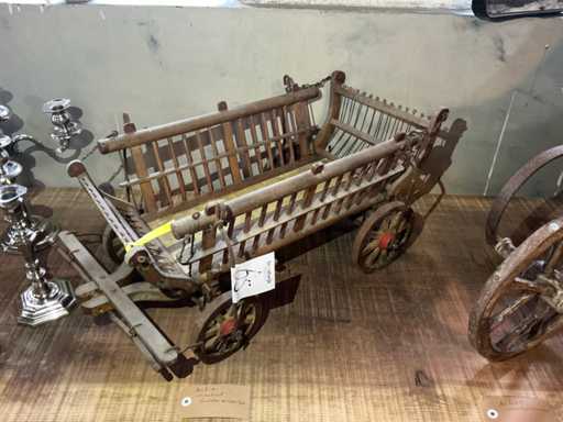 Model goat cart