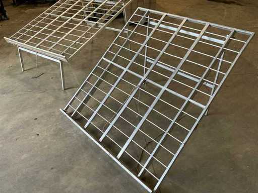 Alimentatore per rack in alluminio / Tavoli di mercato (2x)