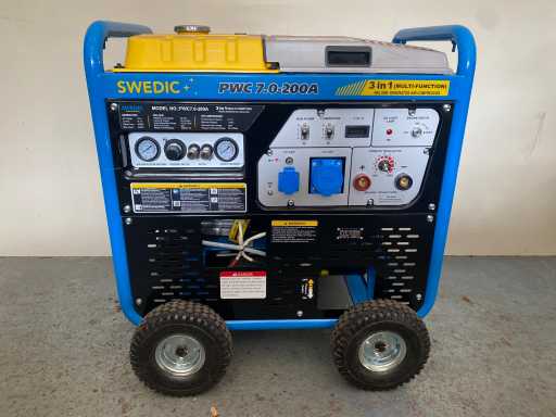 2024 Swedic 3 w 1 Generator-Spawarka-Agregat pr?dotwórczy spr??arkowy