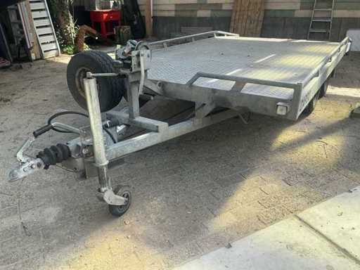 1998 Doornwaard DPW Autotransporter Aanhangwagen WV-66-HD