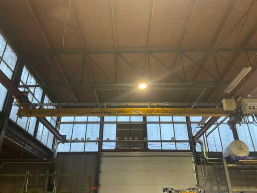 Demag 16954201 Enkelligger bovenloopkraan 1 Ton v.v. loopcat met elektro kettingtakel + 55 meter m1 kraanbaan