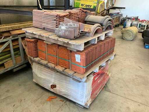 Large batch of roof tiles