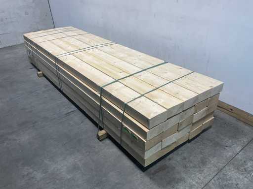 Grindă de molid brută - 360x20x10 cm (24x)