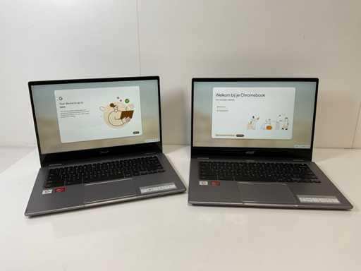 Acer CP514-1W 13,5", AMD Athlon Silver 3050C, 8 GB di RAM, 64 GB SSD TouchScreen ChromeBook (2x)