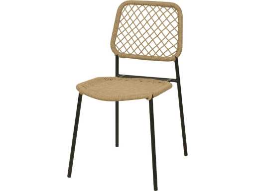 Gigameubel - Elie rope natural 8823711 - Dining chair (10x)